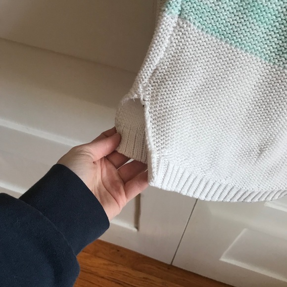 Kirra Blue Slouchy Ombré Knit Sweater - Picture 6 of 7